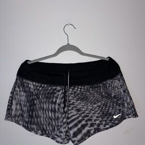 Nike Women's Black and Gray Shorts